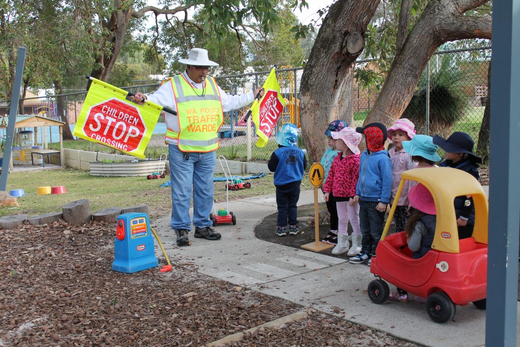 learning road safety at the woodvale early learning program and childcare services